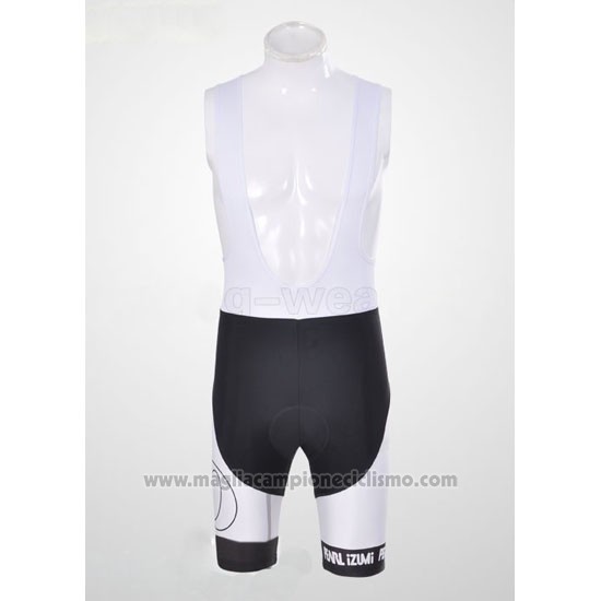 2011 Abbigliamento Ciclismo Pearl Izumi Nero e Bianco Manica Corta e Salopette